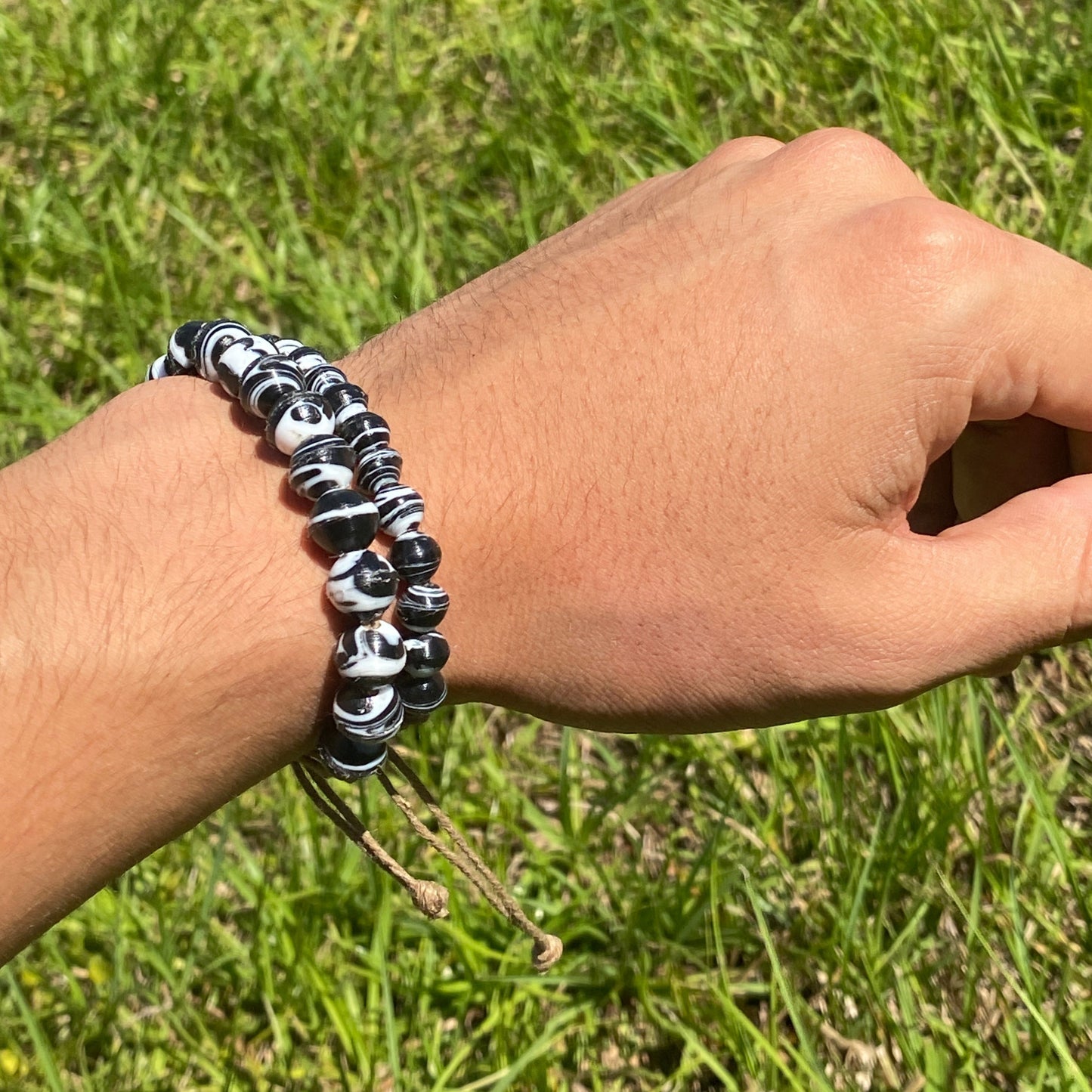 Black Recycled Plastic Bracelet