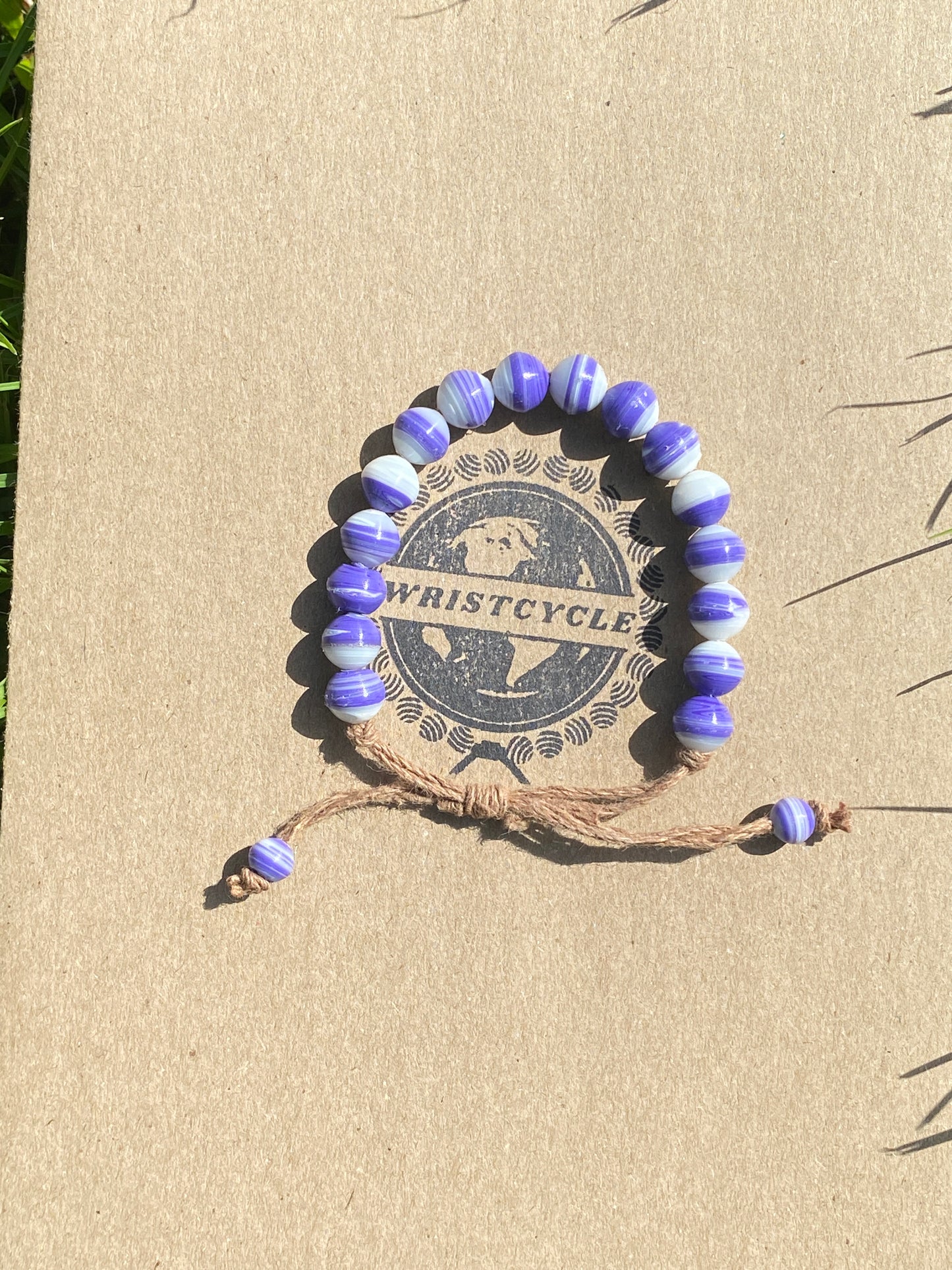 Purple Recycled Plastic Bracelet