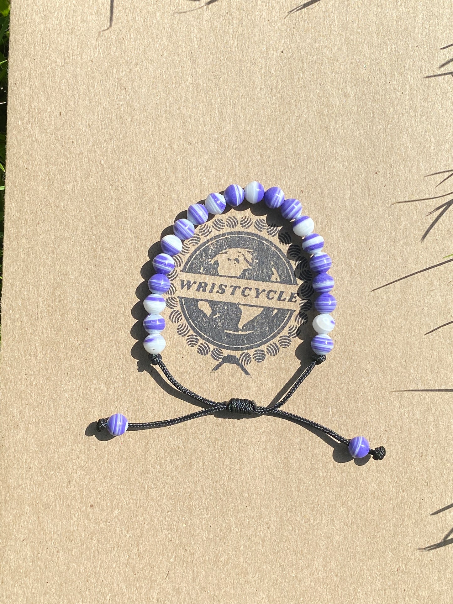 Purple Recycled Plastic Bracelet