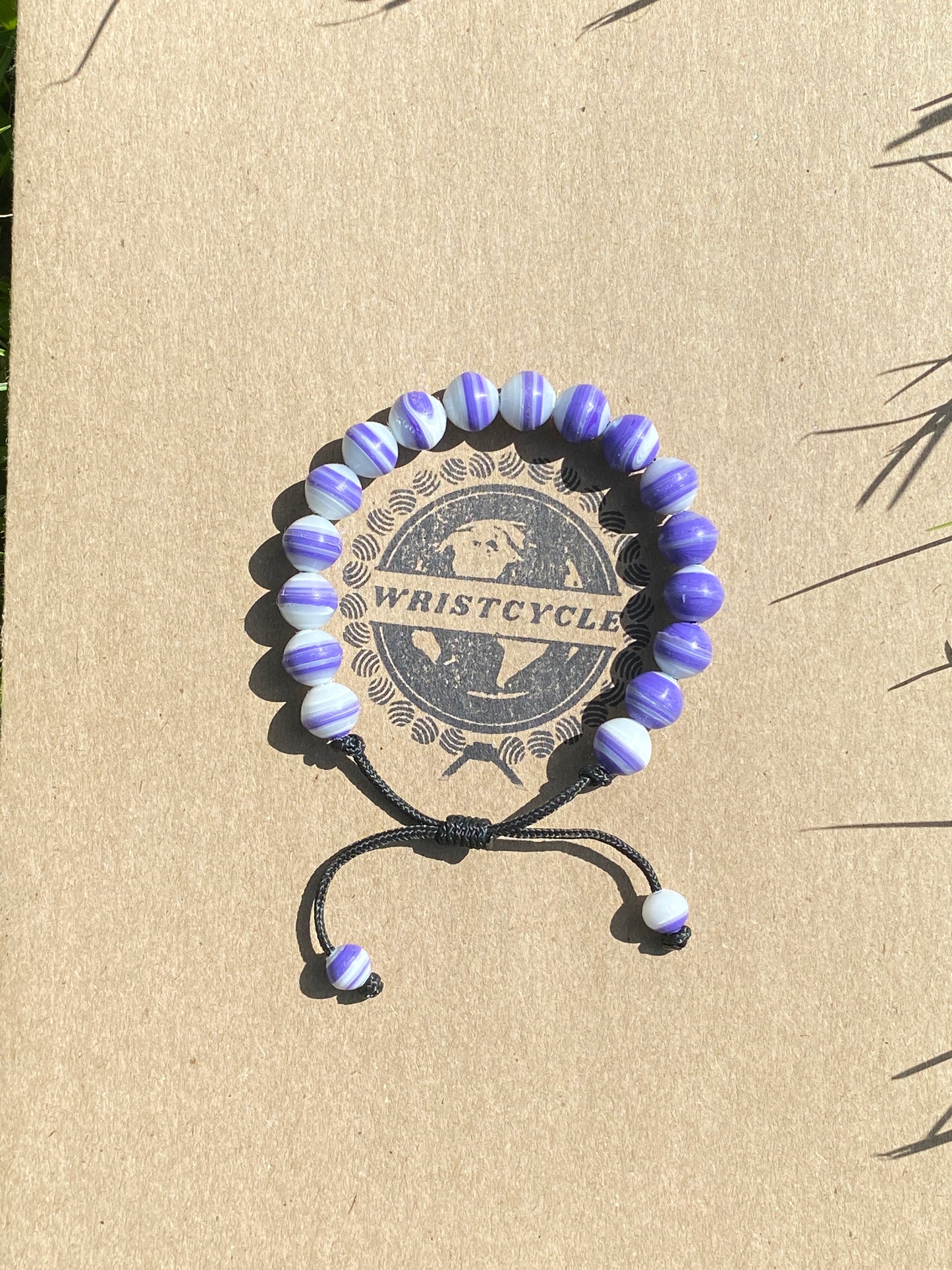 Purple Recycled Plastic Bracelet