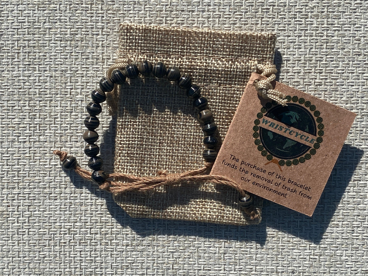 Brown Recycled Plastic Bracelet
