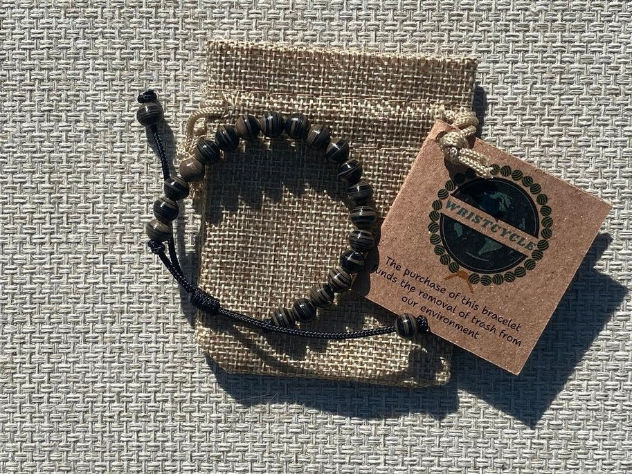 Brown Recycled Plastic Bracelet
