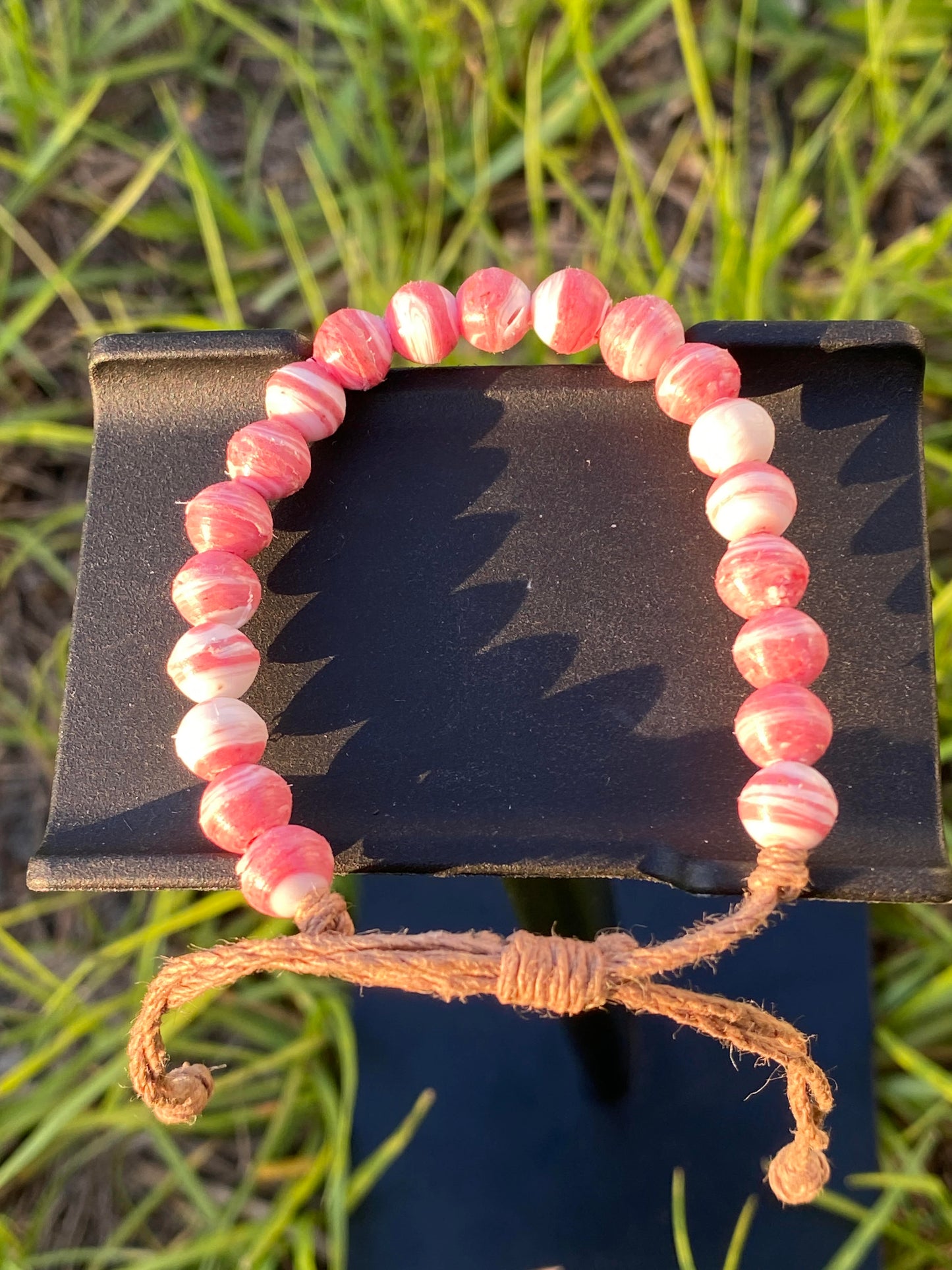 Red Recycled Plastic Bracelet