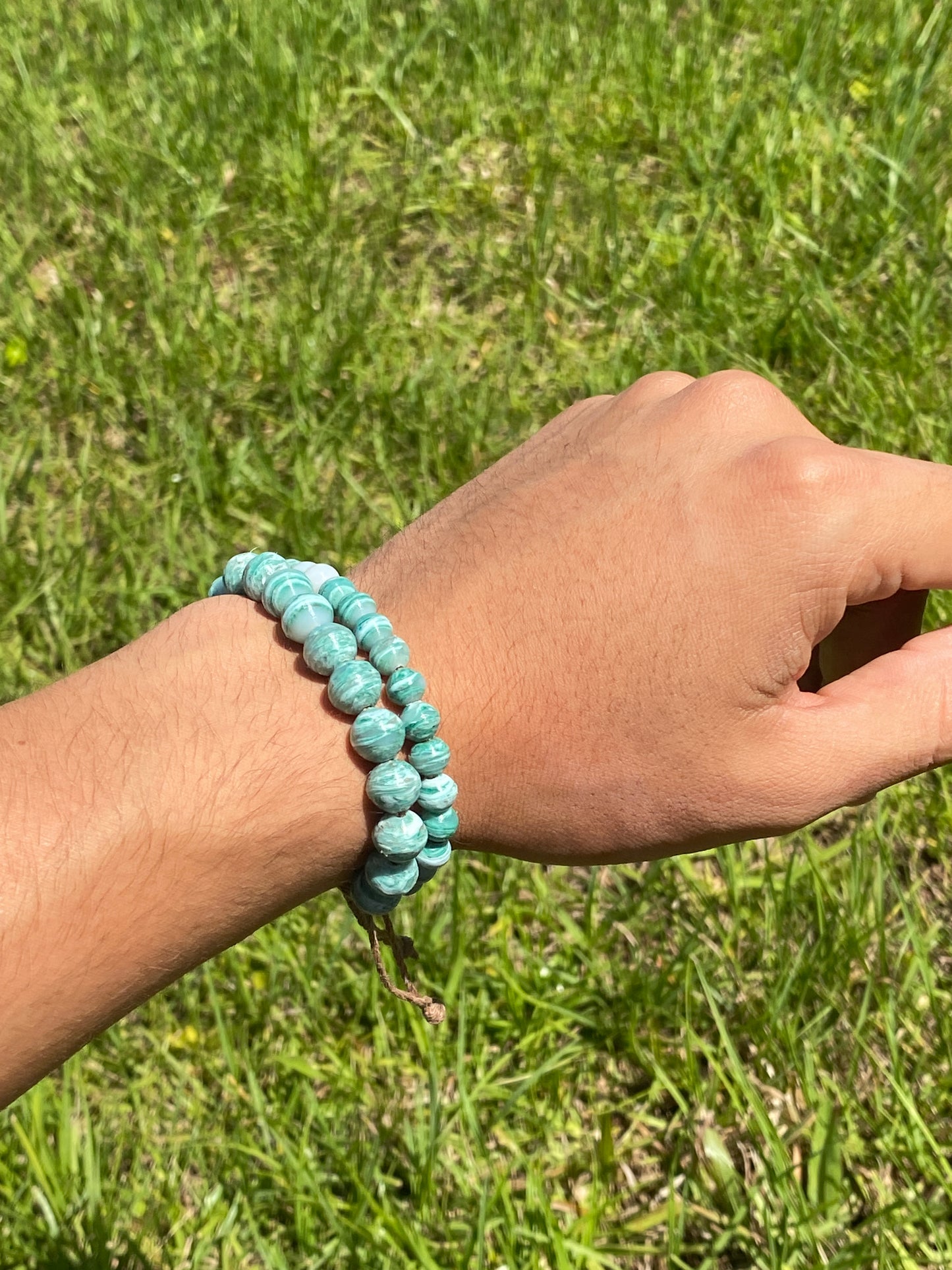 Green Recycled Plastic Bracelet