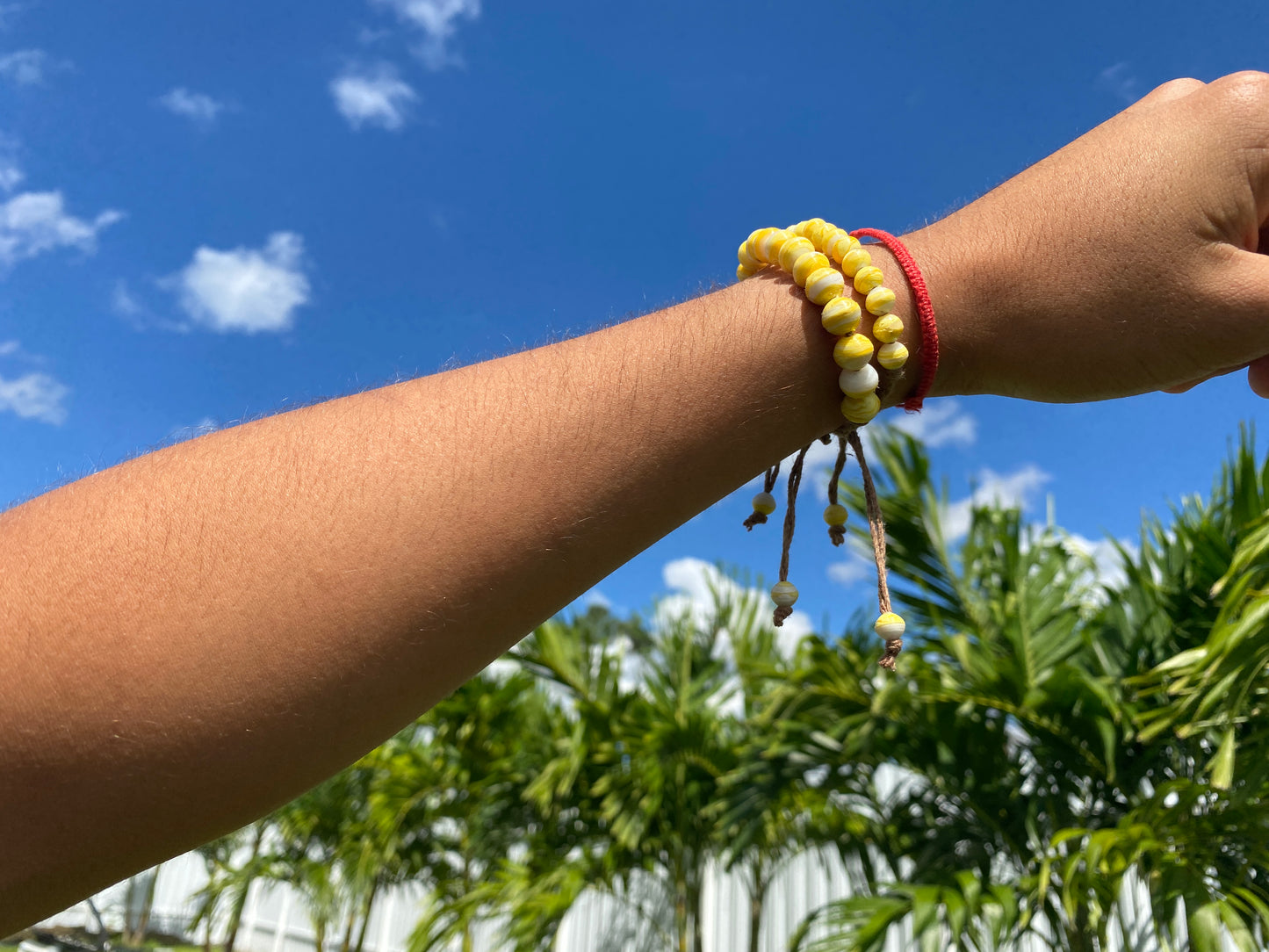 Yellow Recycled Plastic Bracelet