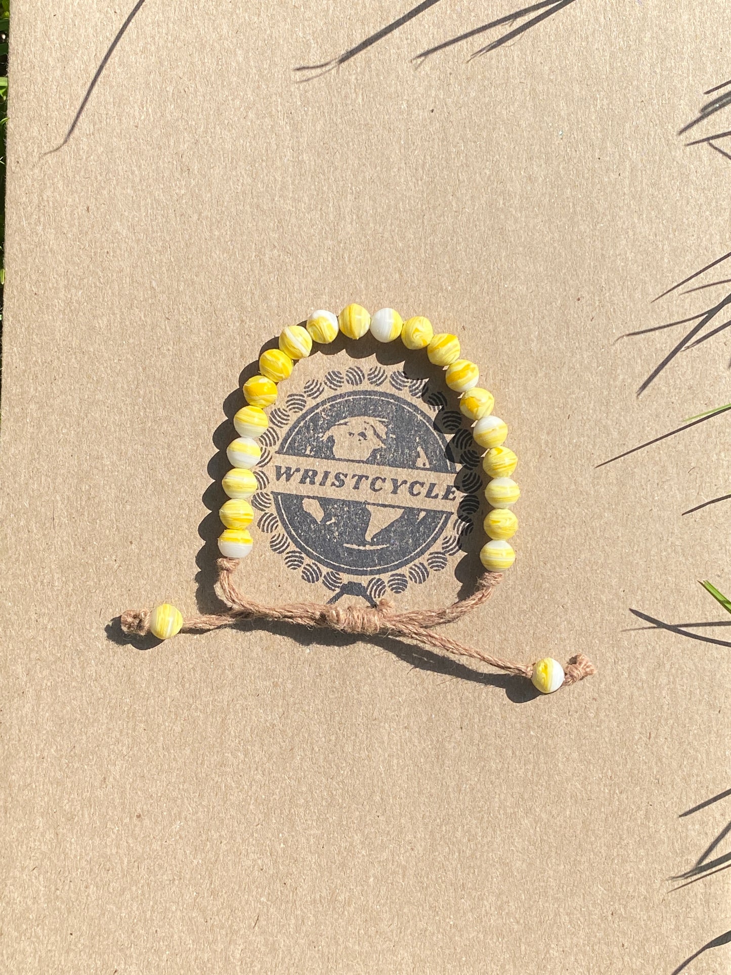 Yellow Recycled Plastic Bracelet