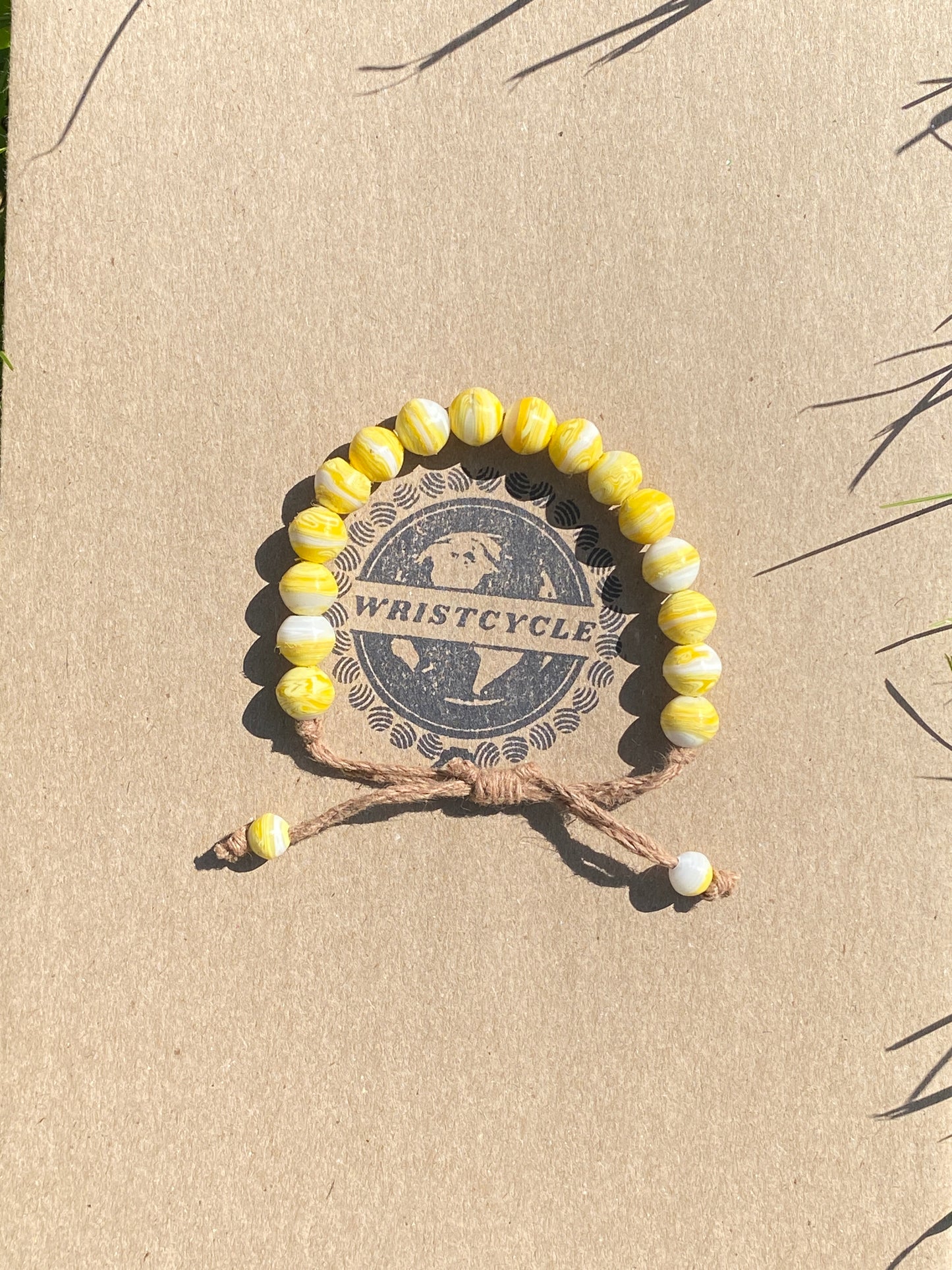 Yellow Recycled Plastic Bracelet