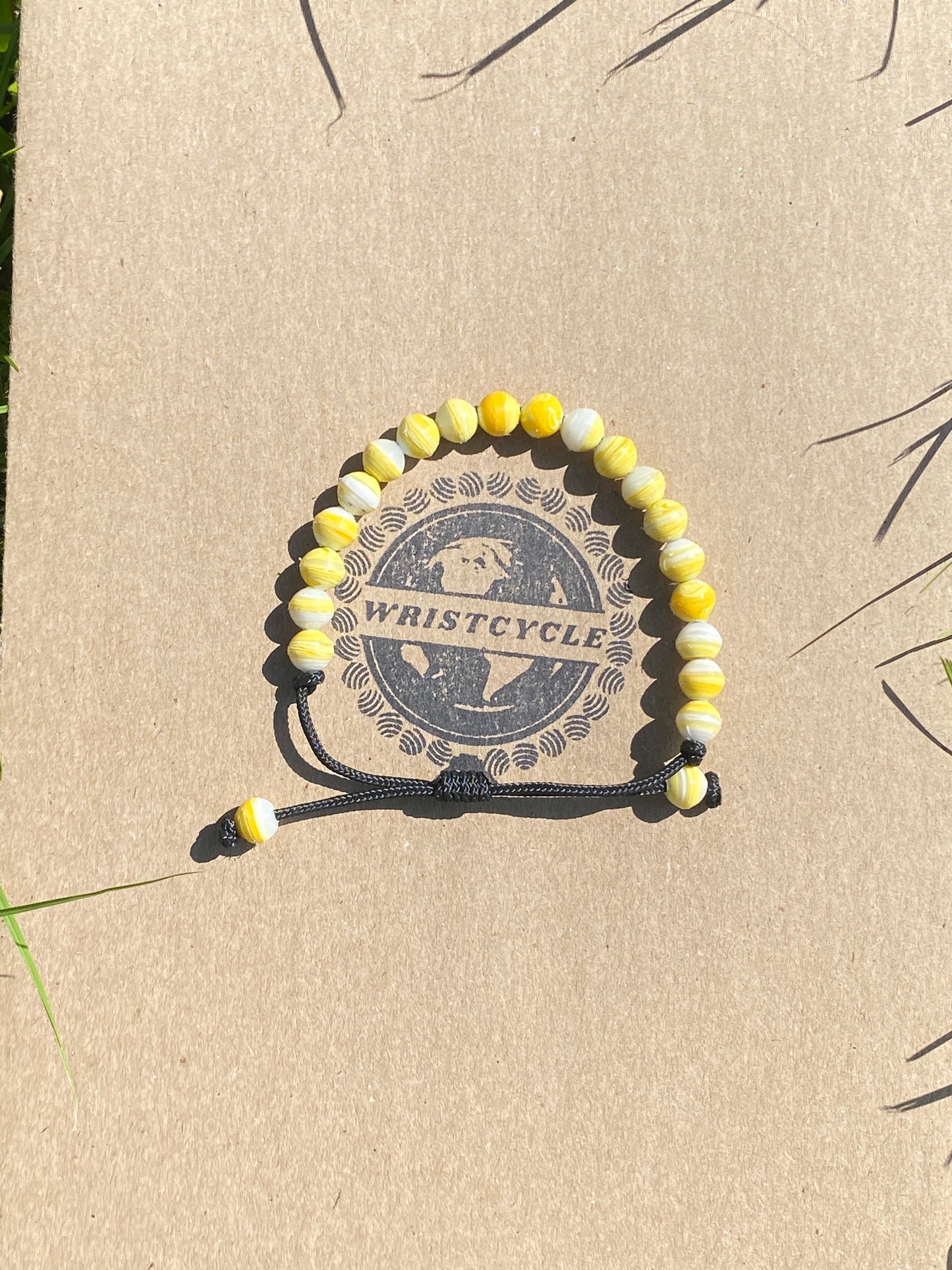 Yellow Recycled Plastic Bracelet