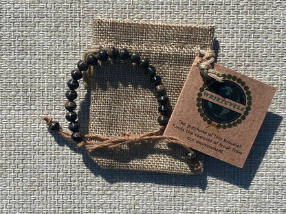 Brown Recycled Plastic Bracelet