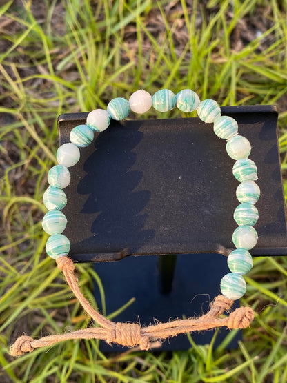 Green Recycled Plastic Bracelet